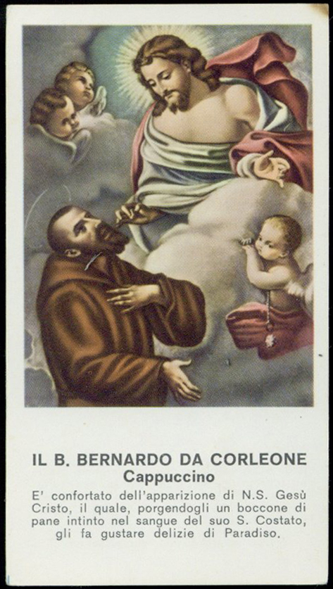 santino-holy card"S.BERNARDO DA CORLEONE | eBay